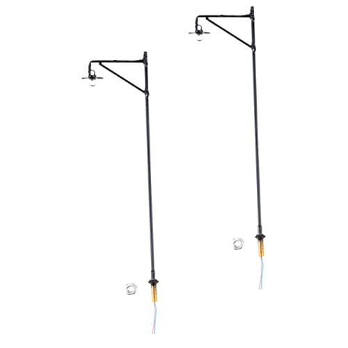 Toyvian 2 Stück Modell Gartenleuchte Gartenlampenpfosten -Laternen winzig klein Miniaturpflanzen Mini-Gartenlampe Miniaturhausdekor Lampenmodelle Hoflampenmodell Edelstahl Plus abs Toyvian 2 Stück Modell Gartenleuchte Gartenlampenpfosten -Laternen winzig klein Miniaturpflanzen Mini-Gartenlampe Miniaturhausdekor Lampenmodelle Hoflampenmodell Edelstahl Plus abs von Toyvian