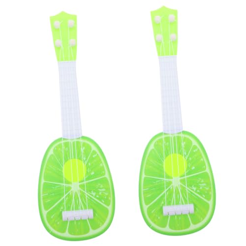 Toyvian 2 Stück Obst Gitarre kinderinstrumente musikinstrumente Musikalisches für Kleinkinder Gitarrenspielzeug für Gitarreninstrumente aus Kunststoff Abs Green Toyvian 2 Stück Obst Gitarre kinderinstrumente musikinstrumente Musikalisches für Kleinkinder Gitarrenspielzeug für Gitarreninstrumente aus Kunststoff Abs Green von Toyvian