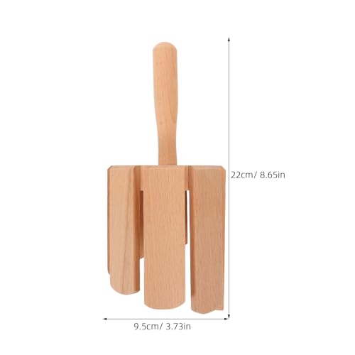 Toyvian 2 Stück Orff-Instrument Acht Töne: Holzmusikinstrumente – 8-Ton-Rhythmus-Percussion-Spielzeug, Baby-Musikinstrumente mit Schlägel für frühes Lernen von Toyvian