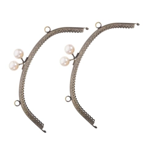 Toyvian 2 Stück Perlgold taschenherstellung Handtaschenverschluss Eleganter Geldbörsenverschluss DIY Handtasche Austausch der Geldbörsenriemen Austausch der Handtaschengriffe Eisen Silver Toyvian 2 Stück Perlgold taschenherstellung Handtaschenverschluss Eleganter Geldbörsenverschluss DIY Handtasche Austausch der Geldbörsenriemen Austausch der Handtaschengriffe Eisen Silver von Toyvian