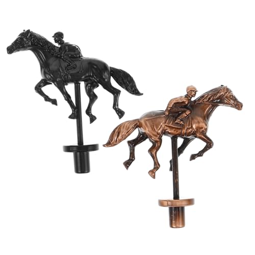 Toyvian 2 Stück Pferderennen-schachfigur Für Pferderennen Pferdestatue Pferderennspiele Legierung von Toyvian