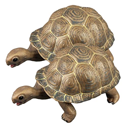 Toyvian 2 Stück Plastikschildkrötenmodell gefälschtes Schildkrötendekor Schildkrötenfigur kleine Spielzeugschildkröte Tierspielzeug für PVC Brown Toyvian 2 Stück Plastikschildkrötenmodell gefälschtes Schildkrötendekor Schildkrötenfigur kleine Spielzeugschildkröte Tierspielzeug für PVC Brown von Toyvian