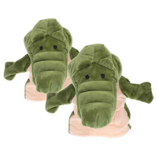Toyvian 2 Stück Plüsch Tier Handpuppen mit Beweglichem Mund Interaktives Rollenspiel für Frühe Sprachentwicklung und Eltern Junge Mädchen Bindung für Vorschule und Geschichtenerzählen von Toyvian