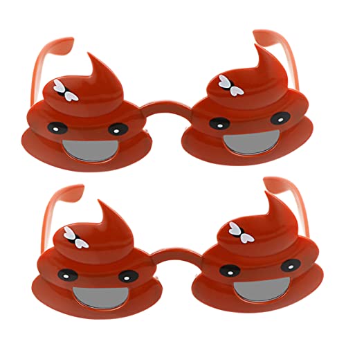 Toyvian 2 Stück Poop-Brille Party Gläser Kostüm Streich fotozubehör fotografie zubehör witzige brillen zubehör fotografie geburtstagdeko lustige brille für Scherzbrille Abs Brown Toyvian 2 Stück Poop-Brille Party Gläser Kostüm Streich fotozubehör fotografie zubehör witzige brillen zubehör fotografie geburtstagdeko lustige brille für Scherzbrille Abs Brown von Toyvian