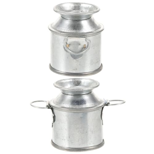 Toyvian 2stücke Miniatur Milchkanne Mini Eimer Für Blumen Für Puppenhäuser Mini- Und Mikrolandschaften Deko-zubehör Toyvian 2stücke Miniatur Milchkanne Mini Eimer Für Blumen Für Puppenhäuser Mini- Und Mikrolandschaften Deko-zubehör von Toyvian