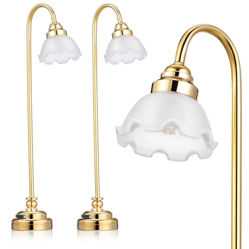 Toyvian 2 Stück Puppenhaus-Leuchten Miniatur-Puppenhaus-Stehlampe Mini-Lampe Led-Mini-Beleuchtung Im Maßstab 1:12 Batteriebetrieben Funktionelles Licht Mini-Möbel Für Toyvian 2 Stück Puppenhaus-Leuchten Miniatur-Puppenhaus-Stehlampe Mini-Lampe Led-Mini-Beleuchtung Im Maßstab 1:12 Batteriebetrieben Funktionelles Licht Mini-Möbel Für von Toyvian