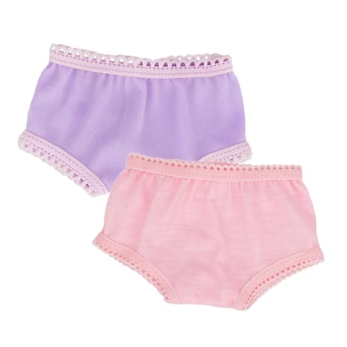 Toyvian 2 Stück Puppenhöschen für Puppen Farbenfrohe Unterwäsche für Puppenoutfits Zubehör für Kreative Spielmomente von Toyvian