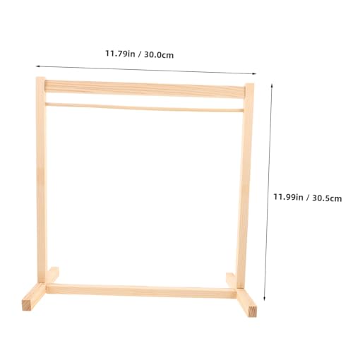 Toyvian 2 Stück Puppenkleiderständer aus Holz Miniatur Garderobenständer für Puppenkleidung Leichter und Stabiler Kleiderhalter für Aufbewahrung und Präsentation von Puppenkleidung Toyvian 2 Stück Puppenkleiderständer aus Holz Miniatur Garderobenständer für Puppenkleidung Leichter und Stabiler Kleiderhalter für Aufbewahrung und Präsentation von Puppenkleidung von Toyvian
