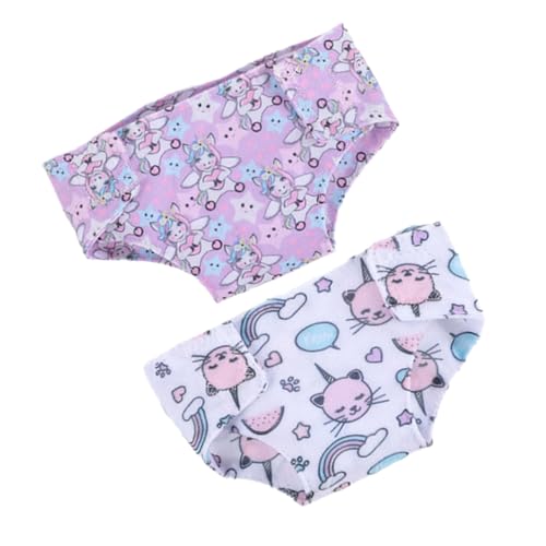Toyvian 2 Stück Puppenkleidung Dolls for Toys for Puppenunterwäsche Set doll Clothes Girl Toys Babypuppen Puppenunterwäsche vortäuschen kleine Puppenunterwäsche Stoff Toyvian 2 Stück Puppenkleidung Dolls for Toys for Puppenunterwäsche Set doll Clothes Girl Toys Babypuppen Puppenunterwäsche vortäuschen kleine Puppenunterwäsche Stoff von Toyvian