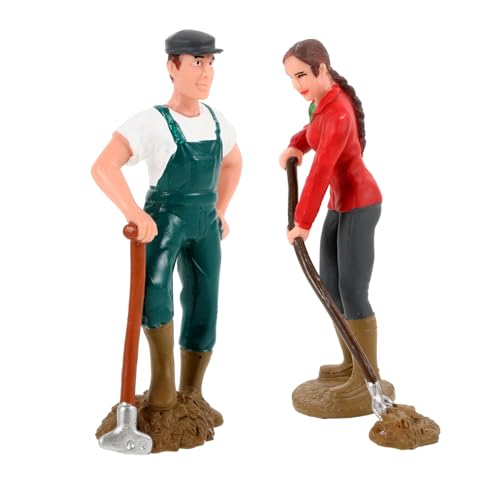 Toyvian 2 Stück Puppenschaufel Bauernfigur Figur Bauernspielzeug Bauernfiguren Charakterfigur Kuchen Bauernstatuenfiguren Figurenmodell Dekoration Plastik Toyvian 2 Stück Puppenschaufel Bauernfigur Figur Bauernspielzeug Bauernfiguren Charakterfigur Kuchen Bauernstatuenfiguren Figurenmodell Dekoration Plastik von Toyvian