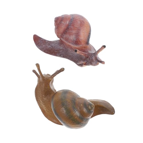 Toyvian 2 Stück Realistische Schneckenfigur Simuliertes Tiermodell Pädagogisches Kinderspielzeug Lebensechte Nachbildung für Garten und Wohnungsdekoration Edukatives Lernspielzeug Toyvian 2 Stück Realistische Schneckenfigur Simuliertes Tiermodell Pädagogisches Kinderspielzeug Lebensechte Nachbildung für Garten und Wohnungsdekoration Edukatives Lernspielzeug von Toyvian