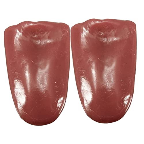 Toyvian 2 Stück Requisiten künstlich Halloween Dekoration Halloween-Dekoration Halloween Decoration Fun Toy streudekor Halloween Streiche und für gefälscht Piercings lustig Brown von Toyvian