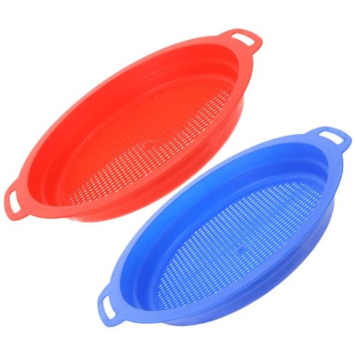Toyvian 2 Stück Strandspielzeug Für Kinder – Feinmaschiges Sieb Tragbare Siebpfanne Perfekt Zum Spielen Im Sand Toyvian 2 Stück Strandspielzeug Für Kinder – Feinmaschiges Sieb Tragbare Siebpfanne Perfekt Zum Spielen Im Sand von Toyvian