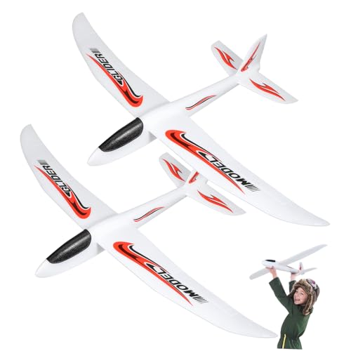 Toyvian 2 Stück Schaum Handwurfflugzeug Segelflugzeug Große Flugspielzeuge Schaumflugzeug Handstartflugzeug Outdoor Kinderflugzeug Shooter Flugzeug Spielzeugflugzeug Junge Mädchen Weißes Toyvian 2 Stück Schaum Handwurfflugzeug Segelflugzeug Große Flugspielzeuge Schaumflugzeug Handstartflugzeug Outdoor Kinderflugzeug Shooter Flugzeug Spielzeugflugzeug Junge Mädchen Weißes von Toyvian