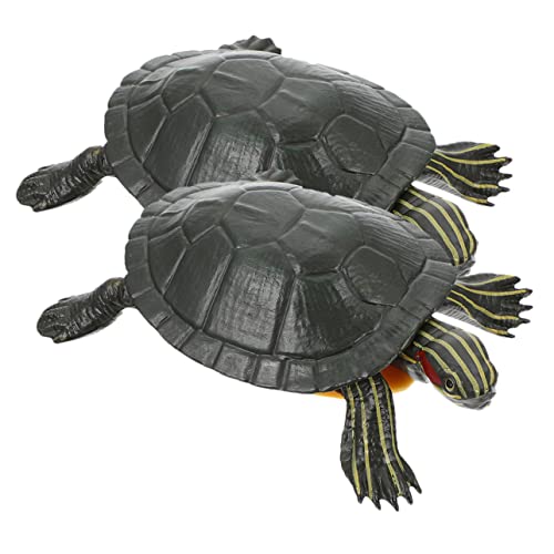 Toyvian 2 Stück Schildkröten Modellfiguren Realistische Schildkröten Deko für Strand und Gartenaccessoires für Lernspielzeug und Dekoration Toyvian 2 Stück Schildkröten Modellfiguren Realistische Schildkröten Deko für Strand und Gartenaccessoires für Lernspielzeug und Dekoration von Toyvian