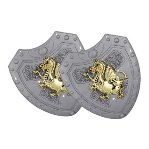 Toyvian 2stücke Mittelalterliche Drachen-Schild Spielzeug Für Junge Mädchen Leicht Tragbar Fantastisches Kostüm-Accessoire Für Rollenspiele Sicheres Design Für Unvergessliche Toyvian 2stücke Mittelalterliche Drachen-Schild Spielzeug Für Junge Mädchen Leicht Tragbar Fantastisches Kostüm-Accessoire Für Rollenspiele Sicheres Design Für Unvergessliche von Toyvian