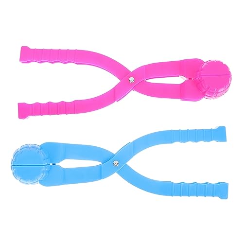 Toyvian 2 Stück Schneeballformer aus Robustem Material für Erwachsene Schneeballschlachten und Winterabenteuer Zufälligen Farben Erhältlich Zufällige Farbe von Toyvian