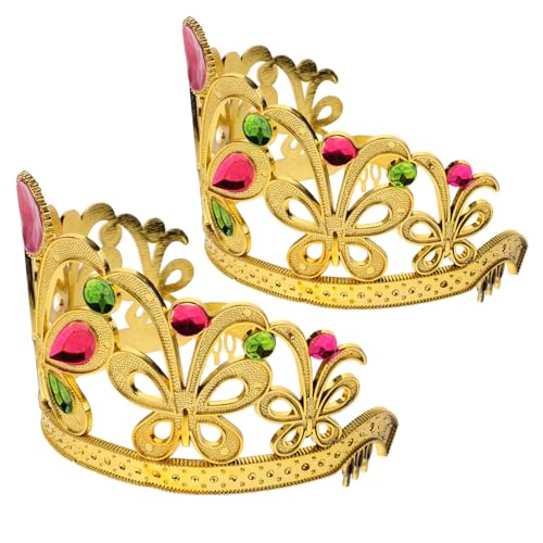 Toyvian 2 Stück Simulation Edelsteine eingelegte Kleine Krone Mädchen Krone Kopfschmuck Für Cosplay Toyvian 2 Stück Simulation Edelsteine eingelegte Kleine Krone Mädchen Krone Kopfschmuck Für Cosplay von Toyvian