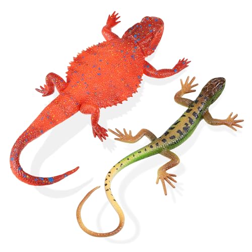 Toyvian 2 Stück Simulationstiermodell Realistisches Simulations-eidechsenmodell Kleine Eidechsendekoration Eidechsenfigur Desktop-eidechsendekoration Realistische Reptilienfigur Plastik Toyvian 2 Stück Simulationstiermodell Realistisches Simulations-eidechsenmodell Kleine Eidechsendekoration Eidechsenfigur Desktop-eidechsendekoration Realistische Reptilienfigur Plastik von Toyvian