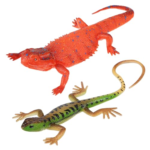 Toyvian 2 Stück Simulationstiermodell kleine Eidechsendekoration Simulation Einer Eidechsenfigur tierfiguren Tiere Figuren realistisches Simulations-Eidechsenmodell Plastik Toyvian 2 Stück Simulationstiermodell kleine Eidechsendekoration Simulation Einer Eidechsenfigur tierfiguren Tiere Figuren realistisches Simulations-Eidechsenmodell Plastik von Toyvian