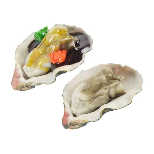 Toyvian 2 Stück Simulierte Austern Künstlich Tank Fälschung Meeresfrüchte-Spiel Essen Aquarium Im Freien Anlage Fast-Food- Spielzeugnahrung Fisch Qualle Zubehör PVC Toyvian 2 Stück Simulierte Austern Künstlich Tank Fälschung Meeresfrüchte-Spiel Essen Aquarium Im Freien Anlage Fast-Food- Spielzeugnahrung Fisch Qualle Zubehör PVC von Toyvian