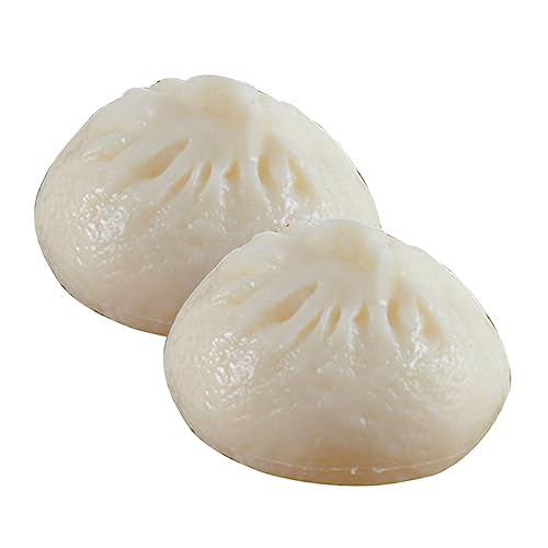 Toyvian 2 Realistische Modelle Aus Gedämpften Gefüllten Brötchen – Perfektes Kochspielzeug Für Kinder – PVC-simulations-lebensmitteldekor Toyvian 2 Realistische Modelle Aus Gedämpften Gefüllten Brötchen – Perfektes Kochspielzeug Für Kinder – PVC-simulations-lebensmitteldekor von Toyvian