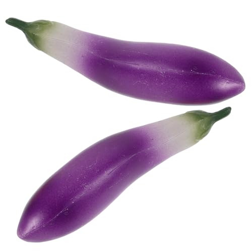 Toyvian 2 Stück Simuliertes Gemüsemodell Künstliche Auberginen Realistische Aubergine Gemüsefoto Requisiten Simuliertes Essen Gefälschte Gemüsestütze Simulation Gemüsedekor Plastik Toyvian 2 Stück Simuliertes Gemüsemodell Künstliche Auberginen Realistische Aubergine Gemüsefoto Requisiten Simuliertes Essen Gefälschte Gemüsestütze Simulation Gemüsedekor Plastik von Toyvian