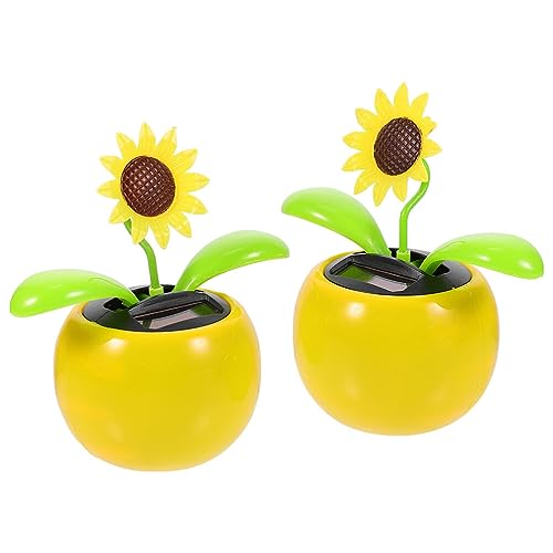 Toyvian 2 Stück Solar Sonnenblume Tanzende Solarblumen Schwingendes Animiertes für Heimbüro Schreibtisch Autodekoration Lustige Ornamente Toyvian 2 Stück Solar Sonnenblume Tanzende Solarblumen Schwingendes Animiertes für Heimbüro Schreibtisch Autodekoration Lustige Ornamente von Toyvian