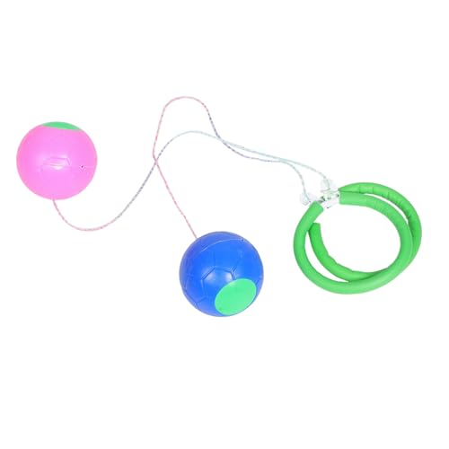 Toyvian 2 Stück Sprung-fußball Sicherer Kunststoff Fördert Bein Koordinationskraft Vielseitig für Drinnen und Draußen für Bewegliche Spiele und Fitnessspaß von Toyvian
