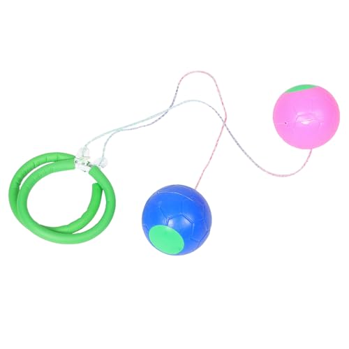 Toyvian 2 Stück Sprungbeine mit Kunststoff Fußring und Seil Stabile Passform für Fördert Gleichgewicht und Kreativität bei Indoor und Outdoor Fitness von Toyvian