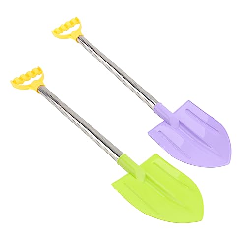Toyvian 2 Stück Strands chaufel aus Edelstahl Outdoor draußen Party für den Strand rostfreie Schaufeln Kinderspielzeug Schaufeln Plastik von Toyvian