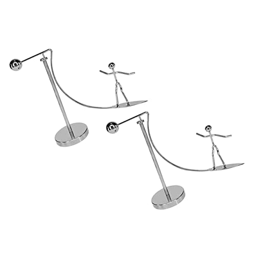 Toyvian 2 Stück Surfendes Männerspielzeug für Physik Strandspielzeug männer WAHR Physics Toys Surfen Dekoration Surf-Männer- Balance-Surf-Dekore Rostfreier Stahl Silver Toyvian 2 Stück Surfendes Männerspielzeug für Physik Strandspielzeug männer WAHR Physics Toys Surfen Dekoration Surf-Männer- Balance-Surf-Dekore Rostfreier Stahl Silver von Toyvian