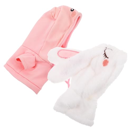 Toyvian 2 Stück Sweatshirt plüsch Hoodie Puppen-Hoodie Plüschtierkleidung Cartoon-Puppenkleidung Kleidung für Plüschtiere Stoff Toyvian 2 Stück Sweatshirt plüsch Hoodie Puppen-Hoodie Plüschtierkleidung Cartoon-Puppenkleidung Kleidung für Plüschtiere Stoff von Toyvian
