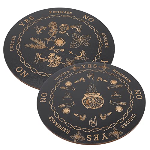 Toyvian 2 Stück Tarotkarten aus Holz The councelor cosultant Wicca-Altarbedarf swor cunsultant Wünschelruten-Wahrsagetafel mit Dowsing Wahrscheinlichkeit Pendel-Antworttafel hölzern Black Toyvian 2 Stück Tarotkarten aus Holz The councelor cosultant Wicca-Altarbedarf swor cunsultant Wünschelruten-Wahrsagetafel mit Dowsing Wahrscheinlichkeit Pendel-Antworttafel hölzern Black von Toyvian