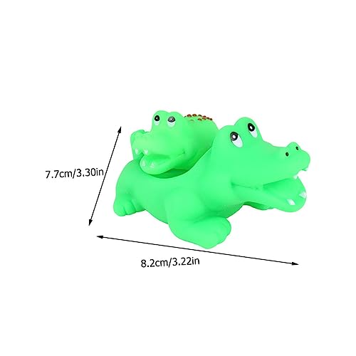 Toyvian 2 Stück Teiliges Badewannenspielzeug Krokodil Cartoon Badepartner frei Leicht Handlich Sicher für Kleinkinder Ab Monate Lernen von Toyvian