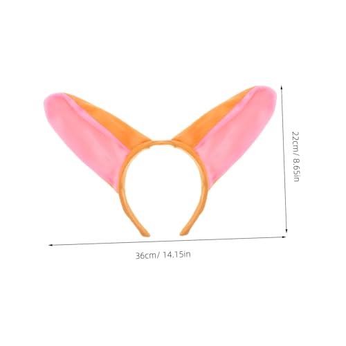Toyvian 2 Stück Teiliges Donkey Ears Haarband für Weiches Plüsch mit Niedlichen Großen Eselohren Bequemes Kostümzubehör für Halloween Weihnachtsfeier Aufführungen und Freizeitspaß von Toyvian