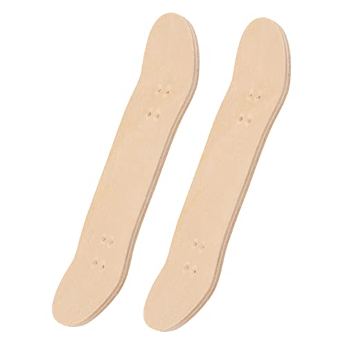 Toyvian 2 Stück Teiliges Finger Skateboard aus Mini Skateboard DIY rutschfeste Oberfläche für Fingertraining als für Jugendliche von Toyvian
