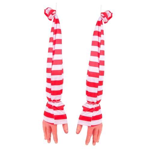 Toyvian 2 Stück Teiliges Halloween Deko Abgetrennte Hand Requisiten aus Leichtem Realistische Gruselige Handschmuck für Party Haunted House Gartendekoration von Toyvian