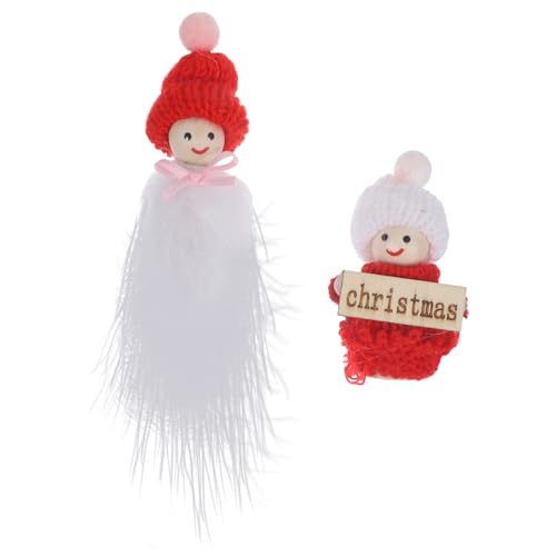 Toyvian 2 Stück Teiliges Mini Puppenhaus Zubehör Handgefertigte Weihnachtsdekoration mit Jungen und Mädchenpuppe Detailreiche Miniaturfiguren für DIY Szenenmodelle und Zufällige Farbe Toyvian 2 Stück Teiliges Mini Puppenhaus Zubehör Handgefertigte Weihnachtsdekoration mit Jungen und Mädchenpuppe Detailreiche Miniaturfiguren für DIY Szenenmodelle und Zufällige Farbe von Toyvian