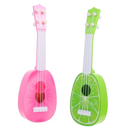 Toyvian 2 Stück Teiliges Mini Ukulele Kunststoff Imitation Gitarre Pädagogisches Musikinstrument für Kindgerechtes Anfänger Lernspielzeug für Geburtstagsgeschenke und Musikförderung Toyvian 2 Stück Teiliges Mini Ukulele Kunststoff Imitation Gitarre Pädagogisches Musikinstrument für Kindgerechtes Anfänger Lernspielzeug für Geburtstagsgeschenke und Musikförderung von Toyvian