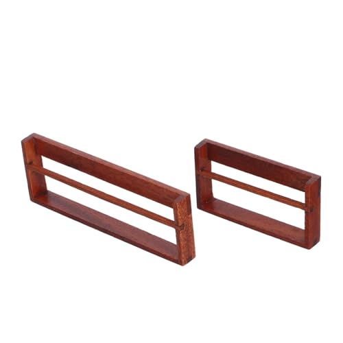 Toyvian 2 Stück Teiliges Miniatur Bücherregal aus Walnuss-Holz Realistische Puppenhaus Wandregale Detailgetreue Miniatur Bücherablage für Bjd Puppen Vielseitige Dekoration für Puppenhaus Toyvian 2 Stück Teiliges Miniatur Bücherregal aus Walnuss-Holz Realistische Puppenhaus Wandregale Detailgetreue Miniatur Bücherablage für Bjd Puppen Vielseitige Dekoration für Puppenhaus von Toyvian