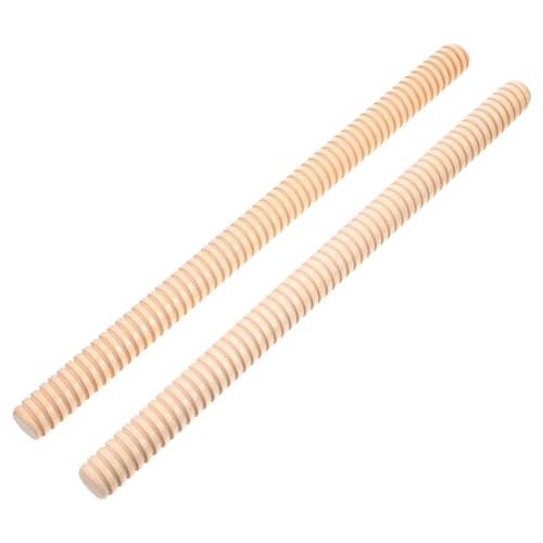 Toyvian 2 Stück Teiliges Percussion-Instrument aus Hochwertigem Holz Leichte Rhythmische Musiksticks für Pädagogisch Sicher und Langlebig Rhythmusgefühl und Musikalischem Lernen von Toyvian