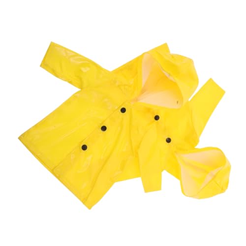 Toyvian 2 Stück Teiliges Puppen Regenjacken für Puppen Wasserdichtes Leichtes und Realistisches Design für Rollenspiele und Wetterfesten Schutz Gelb von Toyvian