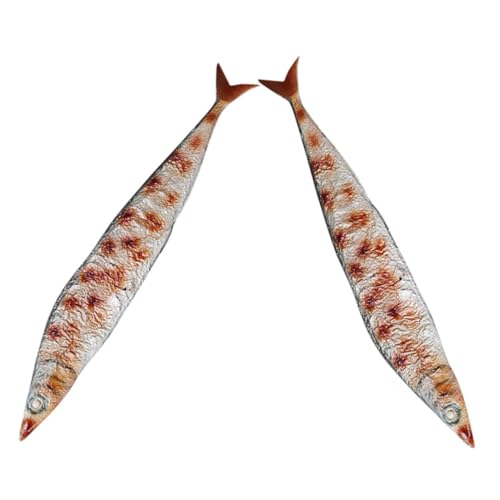 Toyvian 2 Stück Teiliges Realistisches Fischmodell für Grill Deko und Künstlicher Gebratener Fisch für Restaurant Display Kreative Simulation für Zuhause Toyvian 2 Stück Teiliges Realistisches Fischmodell für Grill Deko und Künstlicher Gebratener Fisch für Restaurant Display Kreative Simulation für Zuhause von Toyvian