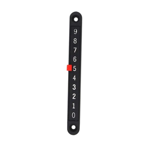 Toyvian 2 Stück Teiliges Tischfußball Zählerset aus Umweltfreundlichem Kunststoff Langlebiger Fußball Torzähler Scorekeeper für Tischkicker Ersatz für Alte Zähler Schwarz von Toyvian