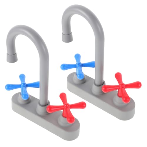 Toyvian 2 Stück Teiliges Wasserhahn für Realistische Simulation Einfach zu Ersetzen Kompatibel mit Spielküchen und Spielwaschbecken Interaktives Rollenspiel Zubehör für Kreative Toyvian 2 Stück Teiliges Wasserhahn für Realistische Simulation Einfach zu Ersetzen Kompatibel mit Spielküchen und Spielwaschbecken Interaktives Rollenspiel Zubehör für Kreative von Toyvian