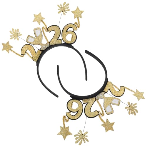 Toyvian 2 Stück Teiliges Year Headband mit Glitzernden Party Accessoires Leichtes Komfortables Stirnband für Silvester Feiern Festliches Haar Headpiece für Fotos und Partys Toyvian 2 Stück Teiliges Year Headband mit Glitzernden Party Accessoires Leichtes Komfortables Stirnband für Silvester Feiern Festliches Haar Headpiece für Fotos und Partys von Toyvian