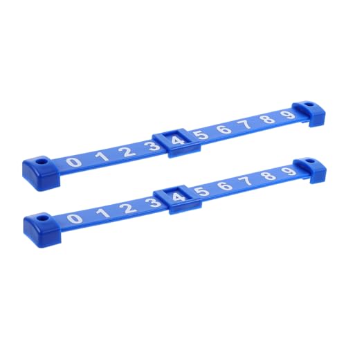 Toyvian 2 Stück Tischfußball-Torschütze Kleiner Kickertisch Indikator Spiel Tischfußball-Zubehör Tischfußball Punktezähler Mini-Scoreboard-Torschützen Tischfußball-Punktezähler pp Blue von Toyvian