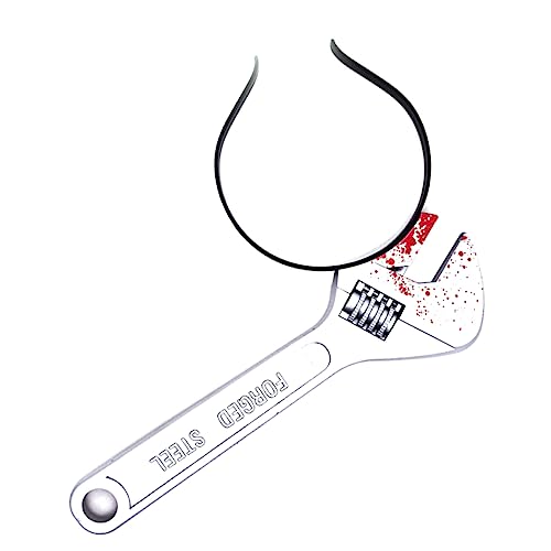 Toyvian 2 Stück Tricky Tool Schraubenschlüssel Haarreif Durchkopf Halloween Kopfschmuck Gruseliges Party Accessoire für Kostüm Cosplay und Geburtstagsfeier Toyvian 2 Stück Tricky Tool Schraubenschlüssel Haarreif Durchkopf Halloween Kopfschmuck Gruseliges Party Accessoire für Kostüm Cosplay und Geburtstagsfeier von Toyvian