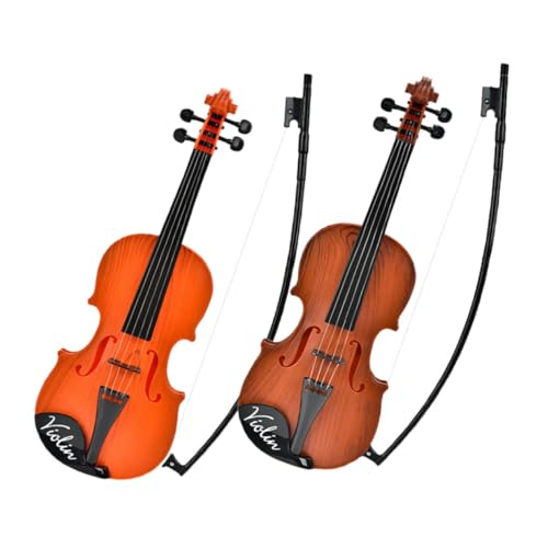 Toyvian 2 Stück Violine Spielzeuggeige Kindergeige akustische Violine realistische Violine Kleinkind Geige Geigenfiguren Instrumente für Plastik Toyvian 2 Stück Violine Spielzeuggeige Kindergeige akustische Violine realistische Violine Kleinkind Geige Geigenfiguren Instrumente für Plastik von Toyvian